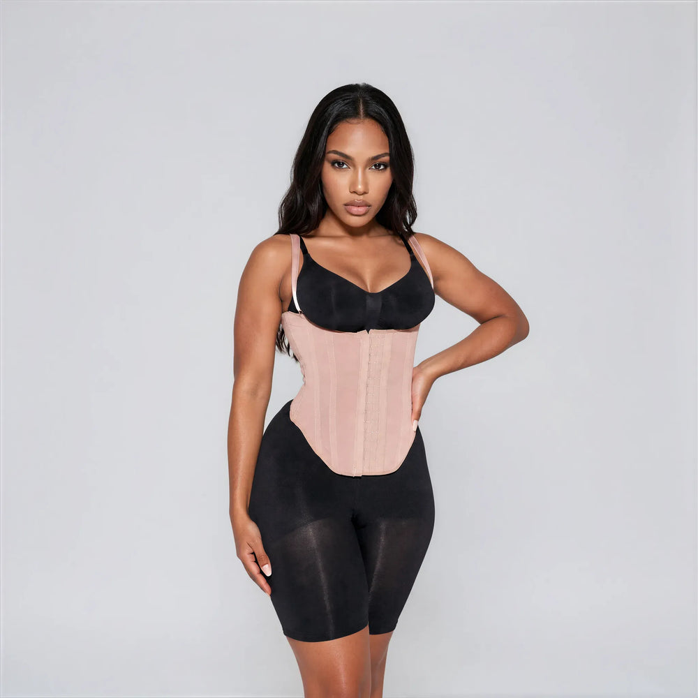 CYRA Sculpt Vest Waist Trainer in Sandstone — front product view