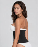 CYRA Long Sculpt Waist Trainer in Onyx — angled product view