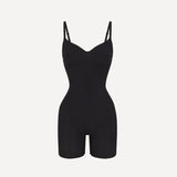CYRA Low-Back Sculpt Bodysuit in Onyx, front product view