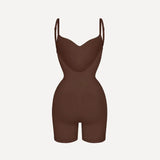 CYRA Low-Back Sculpt Bodysuit in Cocoa, alternate product view