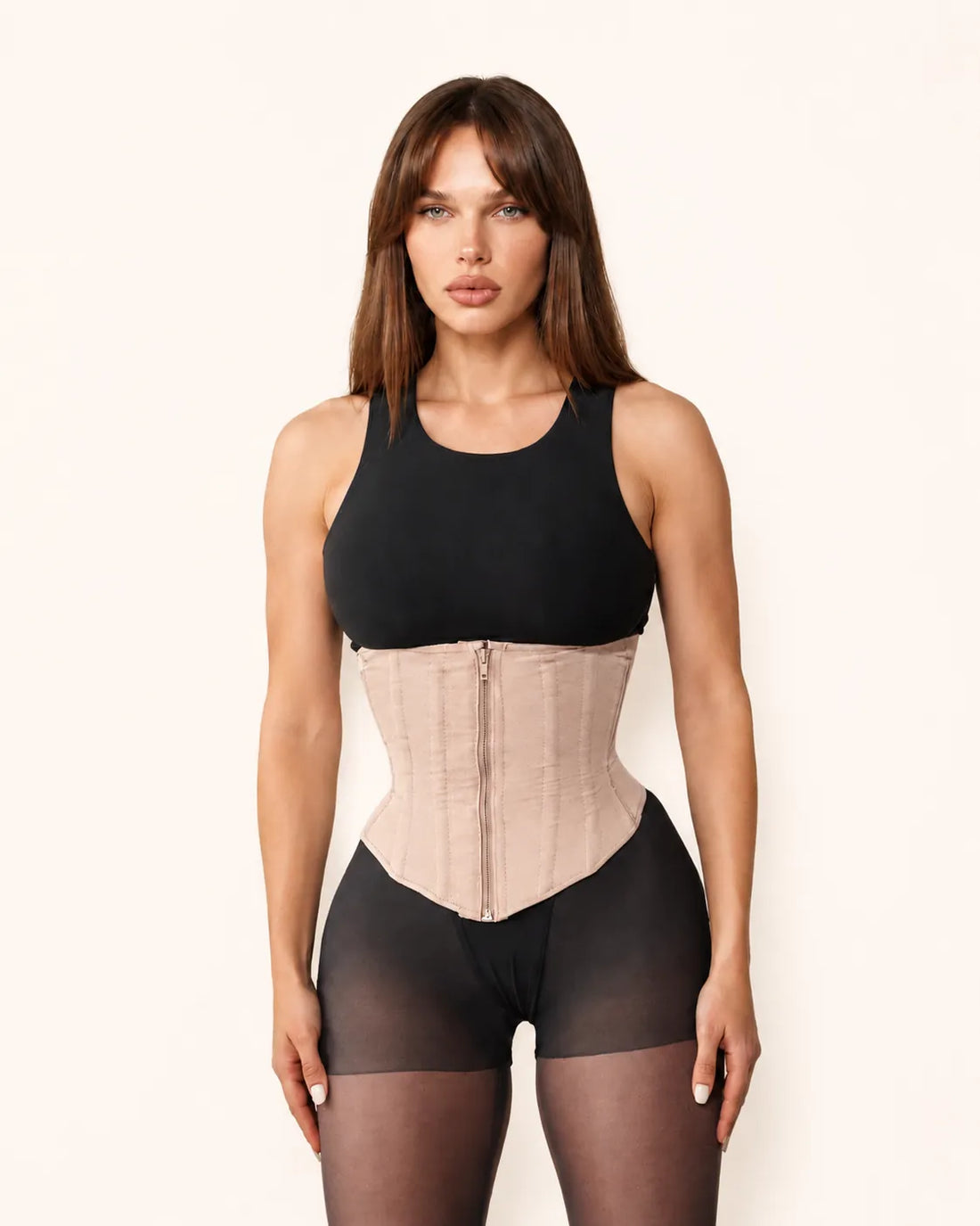 CYRA Sculpt Waist Trainer Latex-Free in Onyx — front product view