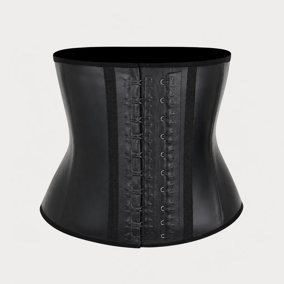 CYRA Sculpt Short Latex Waist Trainer in Onyx — front product view
