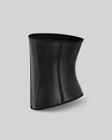 Onyx — CYRA Sculpt Short Latex Waist Trainer, side product view