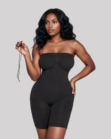 Onyx — CYRA Strapless Sculpt Bodysuit, front view on model