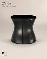 CYRA Long Sculpt Waist Trainer in Onyx — back product view