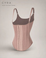 CYRA Sculpt Vest Waist Trainer in Sandstone — front angled view